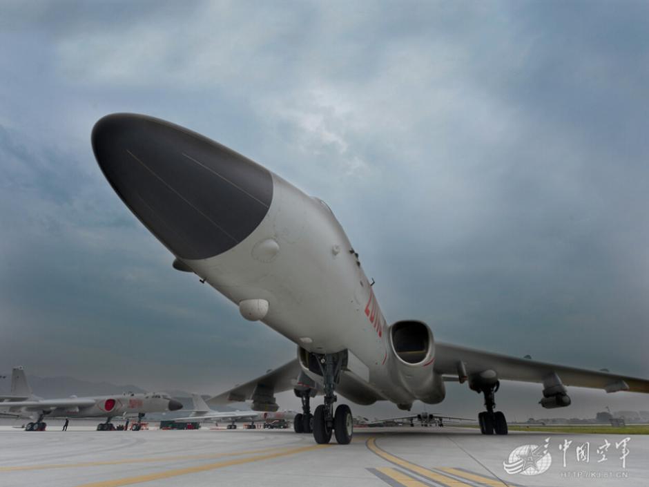 Awesome Chinese H-6k bombers