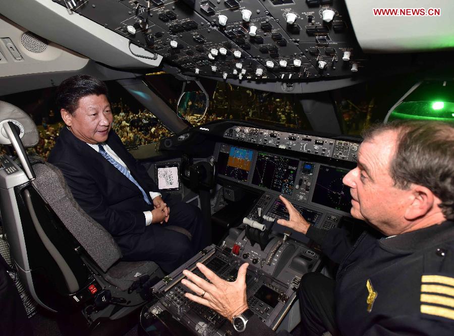 Xi encourages Boeing to expand exemplary cooperation with China