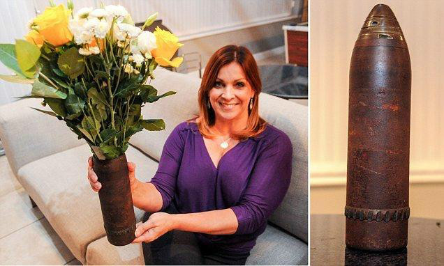 WWI bomb misused as vase for 30 years