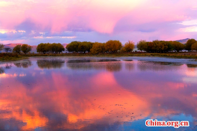 Beautiful scenery of Eerguna, Inner Mongolia