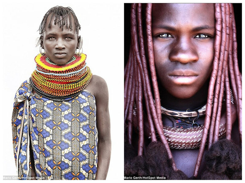 Photographer spends seven years taking intimate portraits of African tribes 