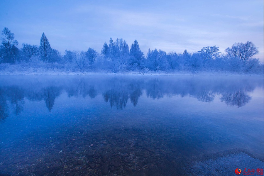 Stunning rime scenery of the Great Khingan mountains