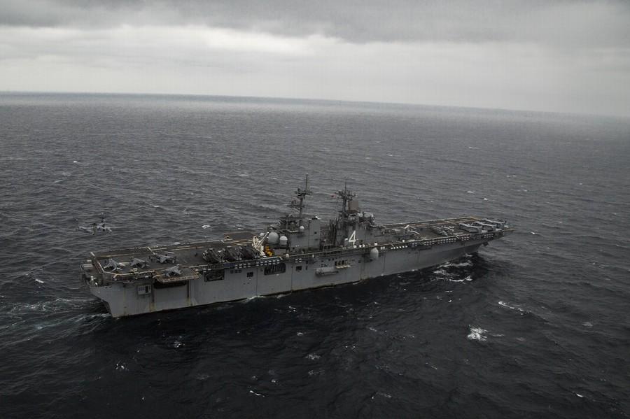 USS Boxer amphibious assault ship visits Hong Kong 