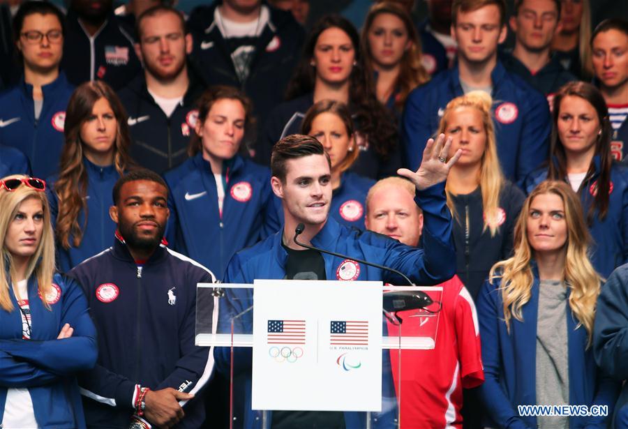 Michelle Obama kicks off 100-day countdown to Rio Olympics with U.S. Olympians