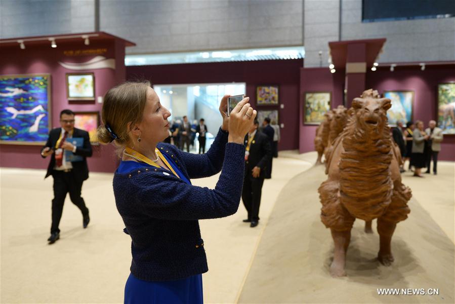 The exhibition presented some 8,000 exhibits on the cultural achievements of more than 60 countries along the Belt and Road. 