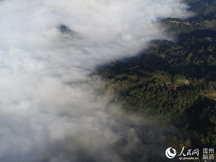 Beautiful sea of clouds in Guizhou