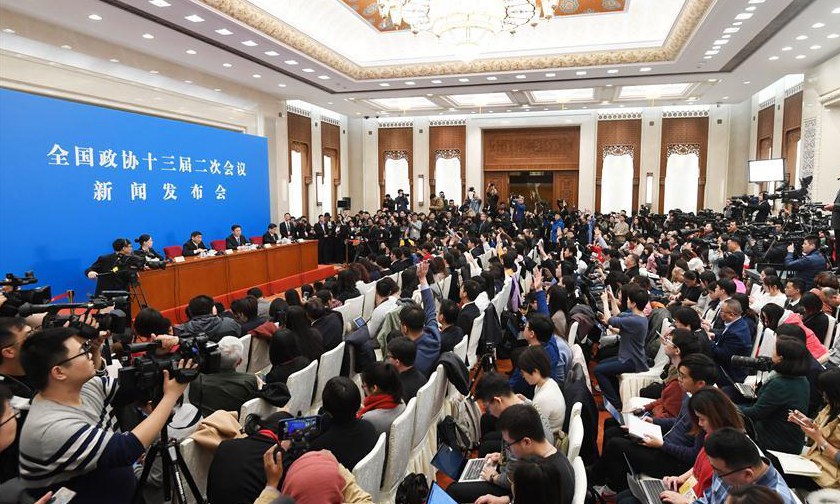 China's top political advisory body holds press conference ahead of annual session