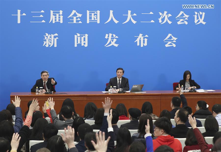 Press conference on agenda of session and work of NPC held in Beijing