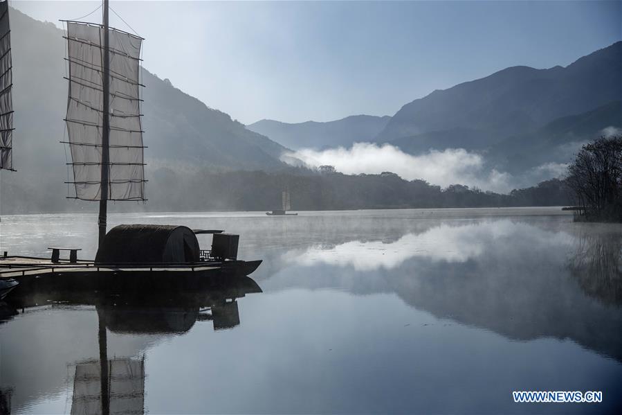 Scenery of Dajiu Lake in Shennongjia, C China