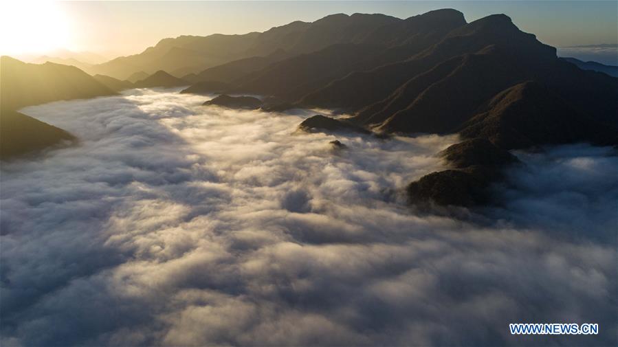 Scenery of Dajiu Lake in Shennongjia, C China