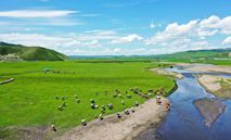 Scenery of Ulan Mod grassland in N China's Inner Mongolia