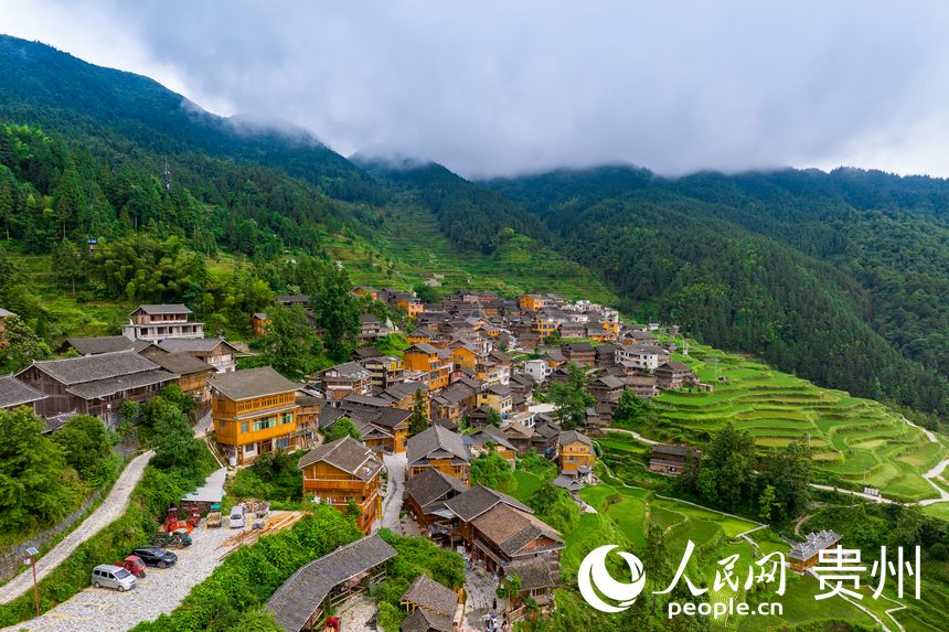 In pics: Beautiful scenery of village of Dong ethnic group in SW China's Guizhou