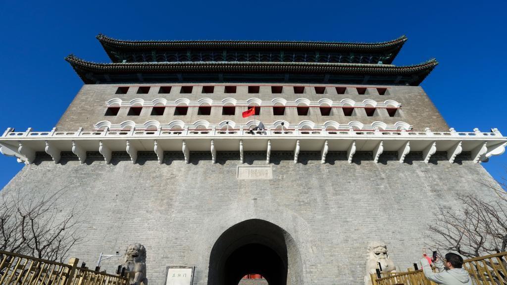 Zhengyangmen Archery Tower in Beijing reopens to public