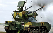 China's 35mm double loading anti-aircraft gun