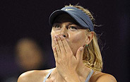 Sharapova beats Garcia 2-0 at WTA 