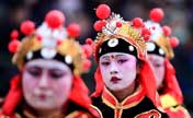 Shehuo parade performed in NW China 