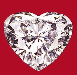 Heart-shaped diamond, 56-carat