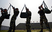 Snipers in military skill training