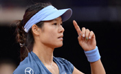 Li Na in Porsche Tennis Grand Prix final