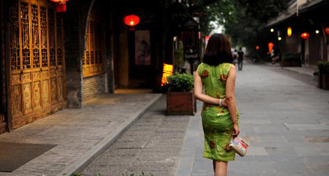 Life in ancient town of Chengdu, SW China 