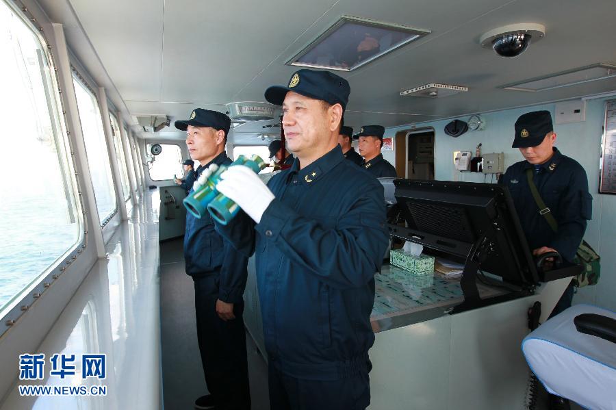 Chinese fleet conducts formation exercise (Photo: xinhuanet.com)