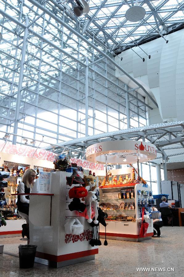 Photo taken on July 4, 2013 shows the Terminal D of Moscow's Sheremetyevo International Airport, Russia. Moscow will not influence the circumstances around Edward Snowden because the NSA leaker has not appealed for political asylum in Russia, a high-ranking diplomat said Thursday. (Xinhua/Ding Yuan) 