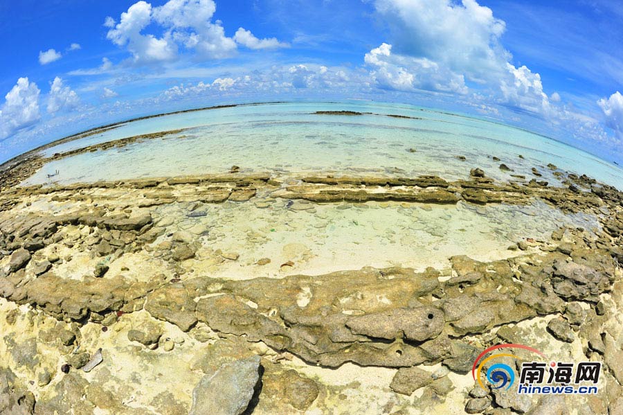 Beautiful scenery on Yinyu island of Sansha City (Source: hinews.com/Li Qingfang)