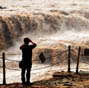 Scenery of Hukou Waterfall of Yellow River